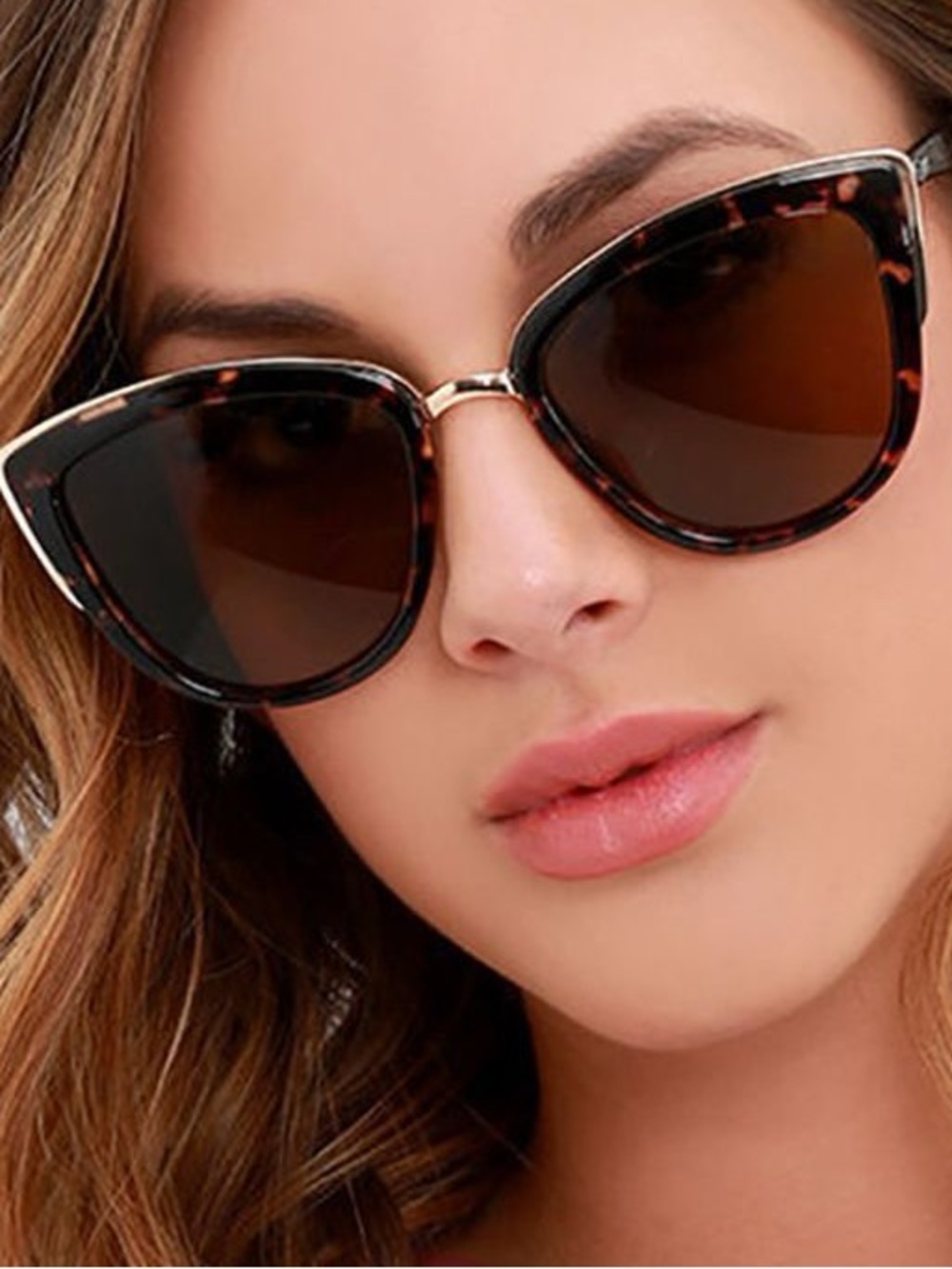Tortoiseshell Cat Eye Sunglasses -